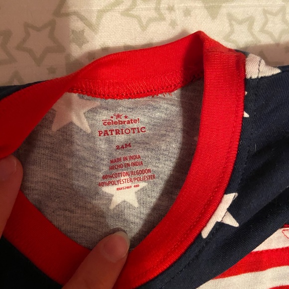 24M July 4th romper brand new NWT - Picture 3 of 4